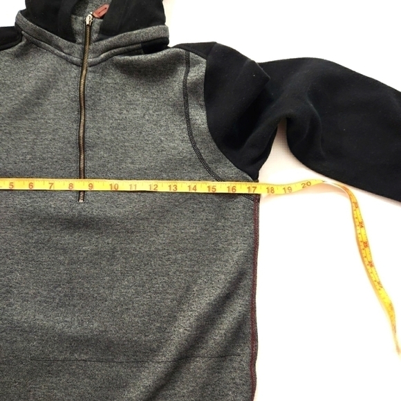 TRISTAN Half Zip Hoodie Sweatshirt - Picture 3 of 7